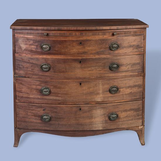 A George III Period Mahogany Chest of Drawers